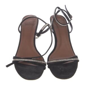 ba&sh Cerena Crystalembellished Suede Sandals